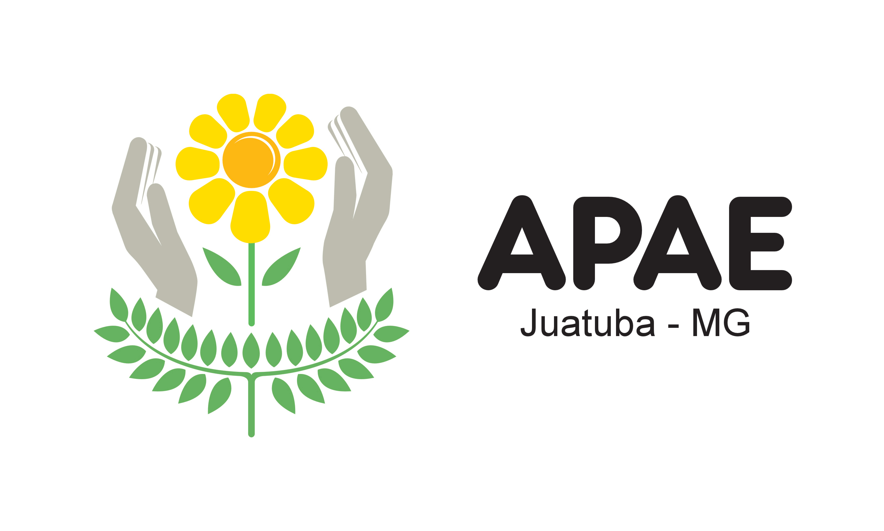 Logo oficial da APAE de Juatuba, Minas Gerais